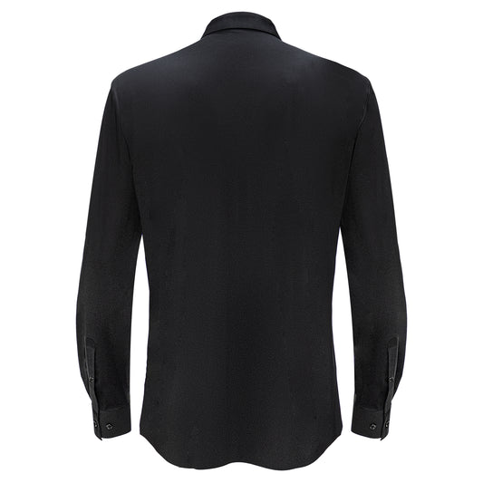 Thrill Seeker LS BUTTON DOWN DRESS SHIRT-BLACK/GOLD