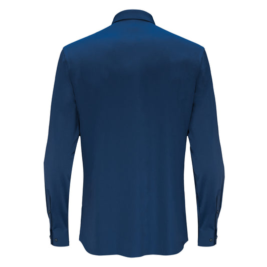 Zen Appeal LS button down shirt-DARK BLUE