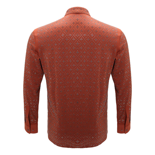 Camisa abotonada Sharp Armor - LADRILLO/PISTOLA