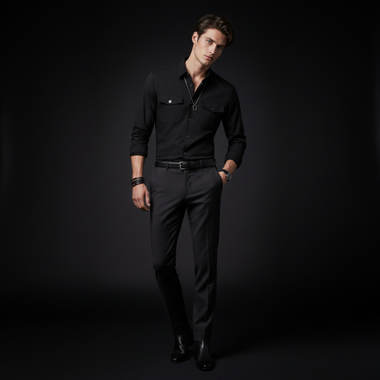 CommandTech Utility LS Shirt-BLACK