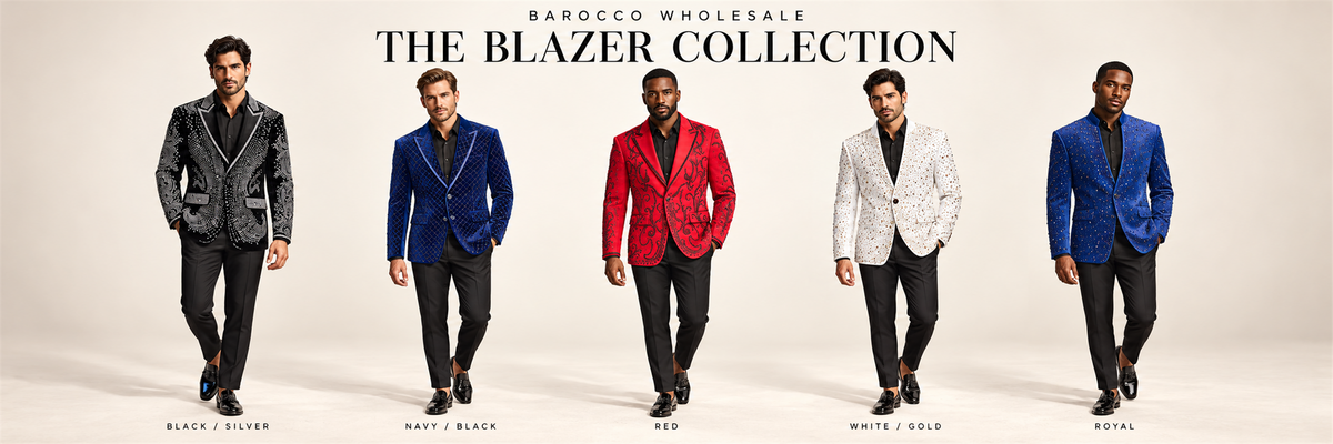 BAROCCO men's blazers wholesale collection