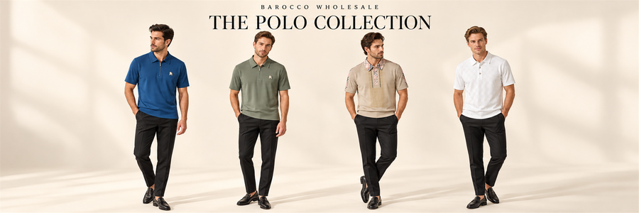 BAROCCO men's polo shirts wholesale collection