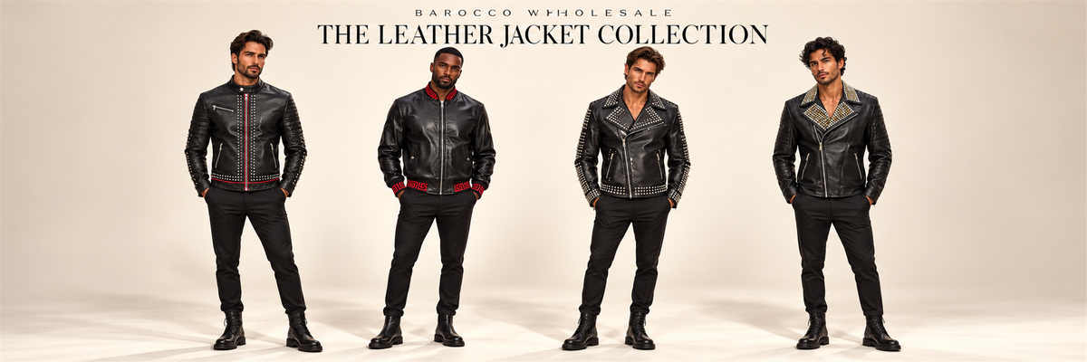 BAROCCO men's leather jackets wholesale collection