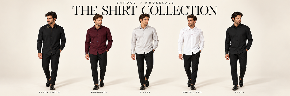 BAROCCO men's shirts wholesale collection
