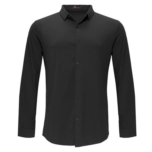Barocco Ascend Stretch Shirt GREY BLUE