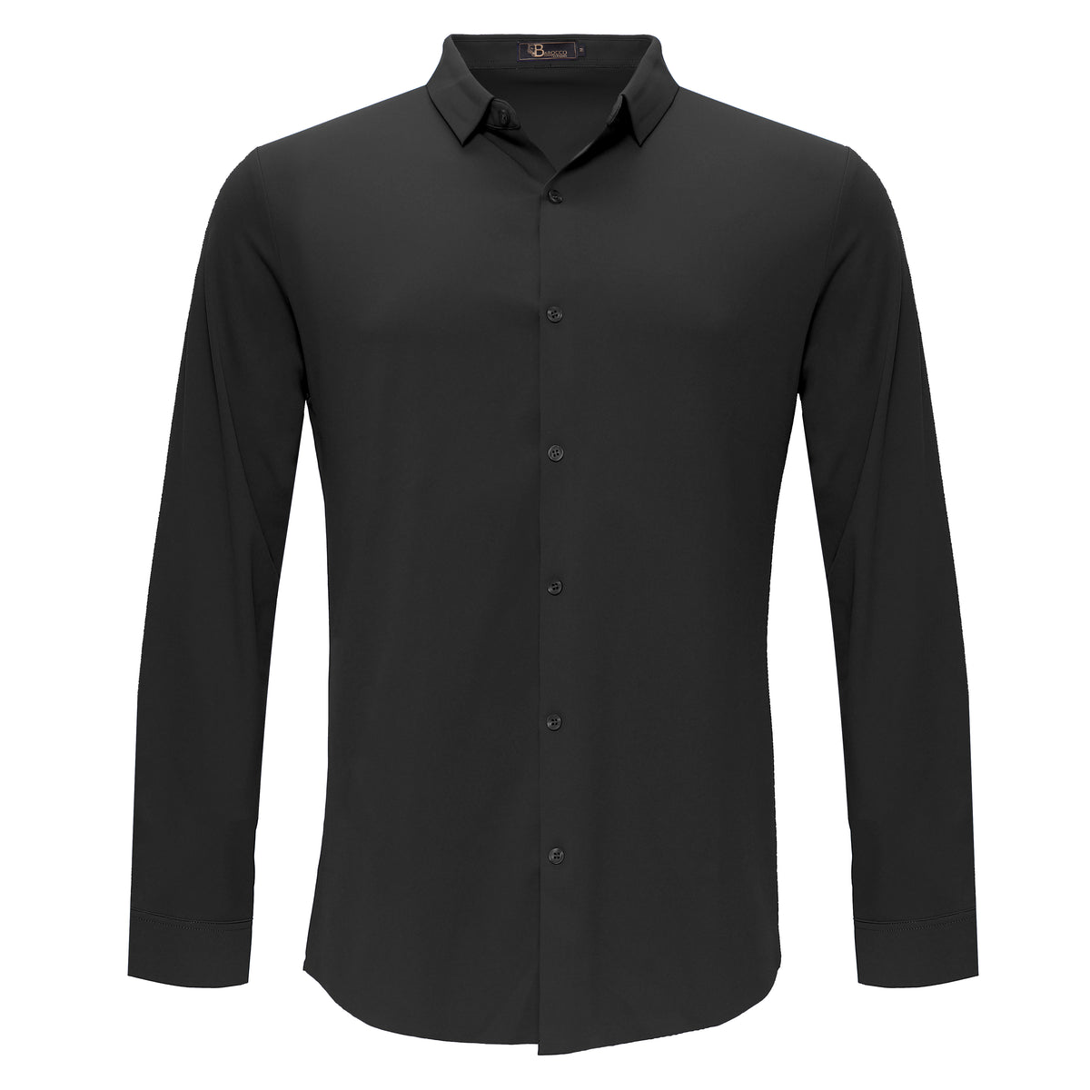 Camisa elástica Barroco Ascend - NEGRA
