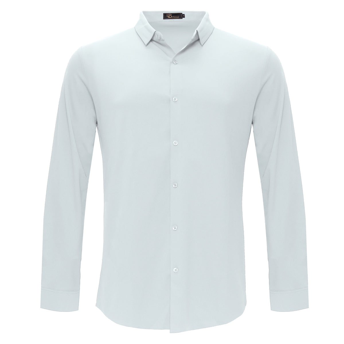 B1266 - Barocco Ascend Stretch Shirt-WHITE