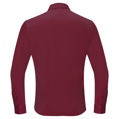 Camisa de vestir con botones Thrill Seeker LS - Vino