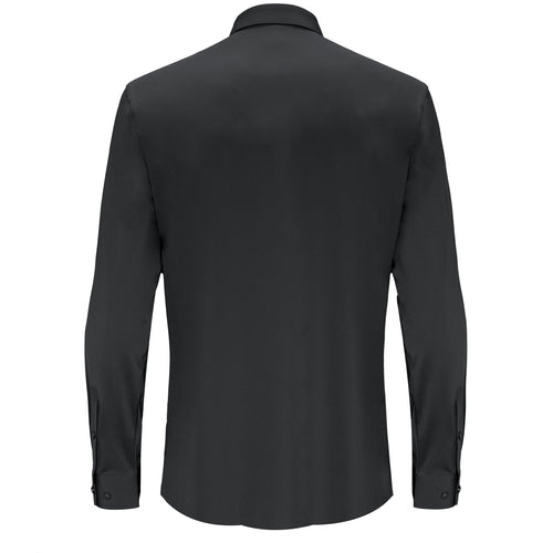 B315 - Zen Appeal LS button down shirt-BLACK