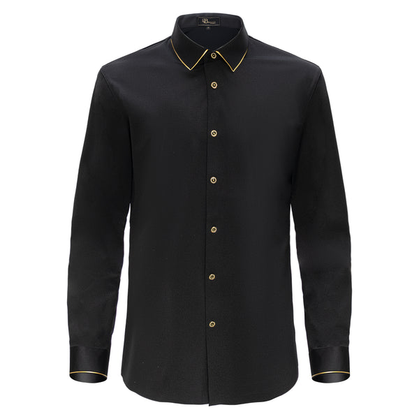 Camisa abotonada Imperial Essence - NEGRO/DORADO