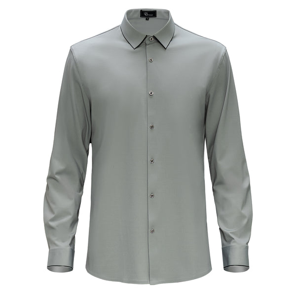 Camisa Imperial Essence con botones - GRIS CLARO