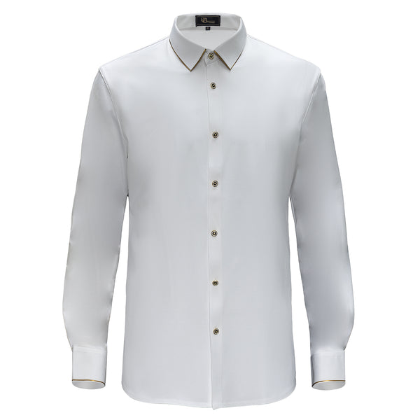 Camisa Imperial Essence con botones - BLANCA/DORADA