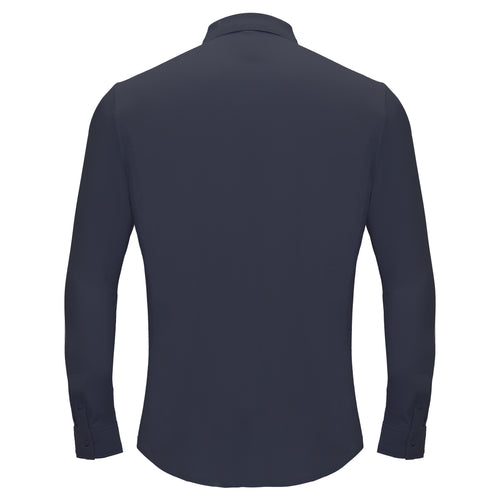 Camisa con botones de la victoria olímpica - GRIS AZUL