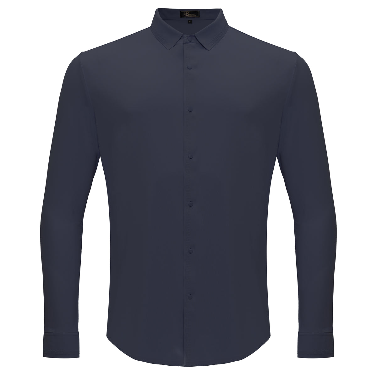Camisa con botones de la victoria olímpica - GRIS AZUL