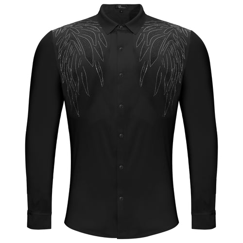 B342 - Heavenly Wings-BLACK/BLACK