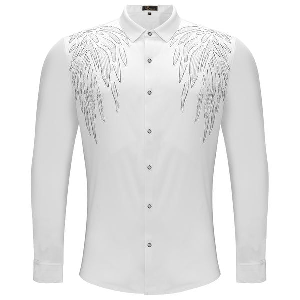B342 - Heavenly Wings-WHITE/SILVER