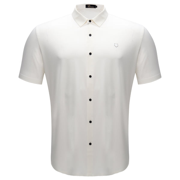 Camisa de manga corta con botones Apex Spirit - BLANCA