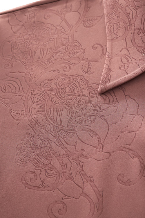 Camisa con estampado de rosas - ROSA POLVO – view 4