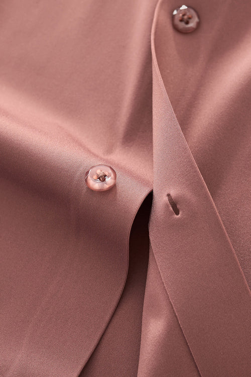Camisa con estampado de rosas - ROSA POLVO – view 5