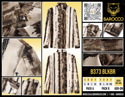 Camisa de manga larga sin costuras Echelon Brushstroke - CREMA