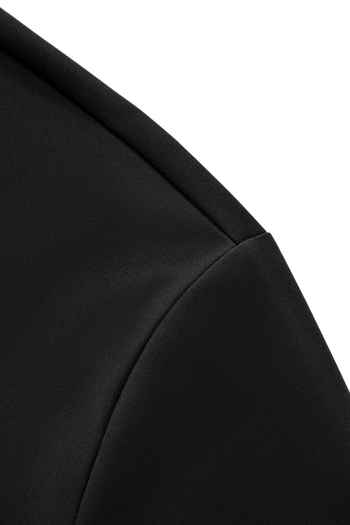 B380-Gemstone Crest Performance Shirt-BLACK – view 3