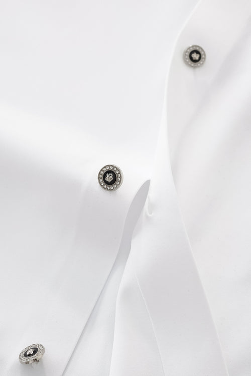 B380-Gemstone Crest Performance Shirt-WHITE – view 4