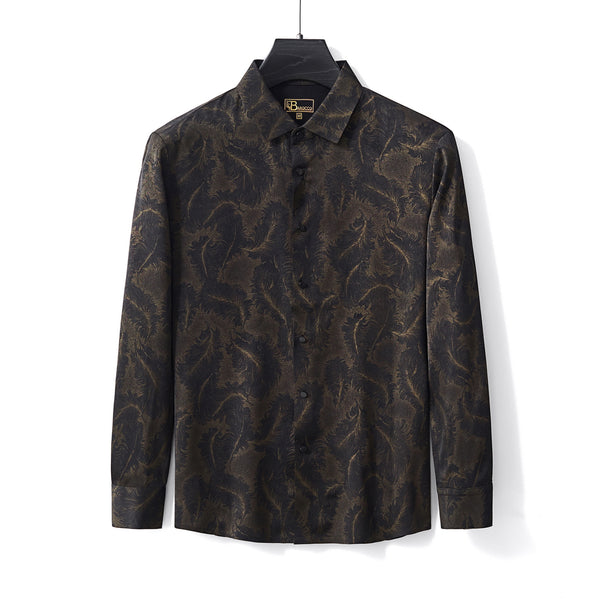 B402 - Shadow Fern LS Shirt-BRONZE