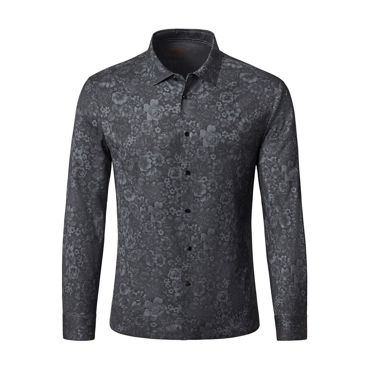 B411 - Midnight Medallion Stitchless Shirt-BLACK – BAROCCO wholesale shirts
