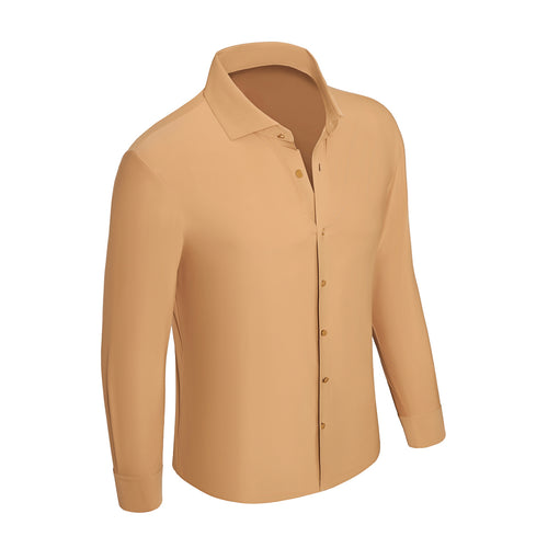 B415 - AeroFlex Stitchless LS Shirt-KHAKI – view 1