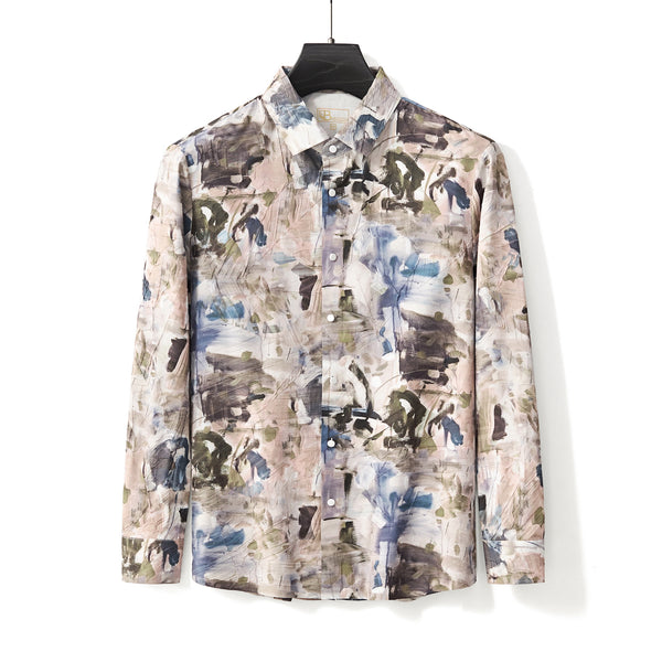Camisa de manga larga sin costuras ArtFlex - MULTICOLOR
