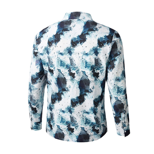 Camisa de manga larga de alto rendimiento TempestPrint - MULTICOLOR – view 2