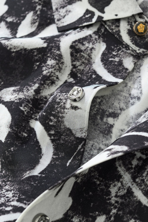 B422-Midnight Botanical Shirt-BLACK – view 5