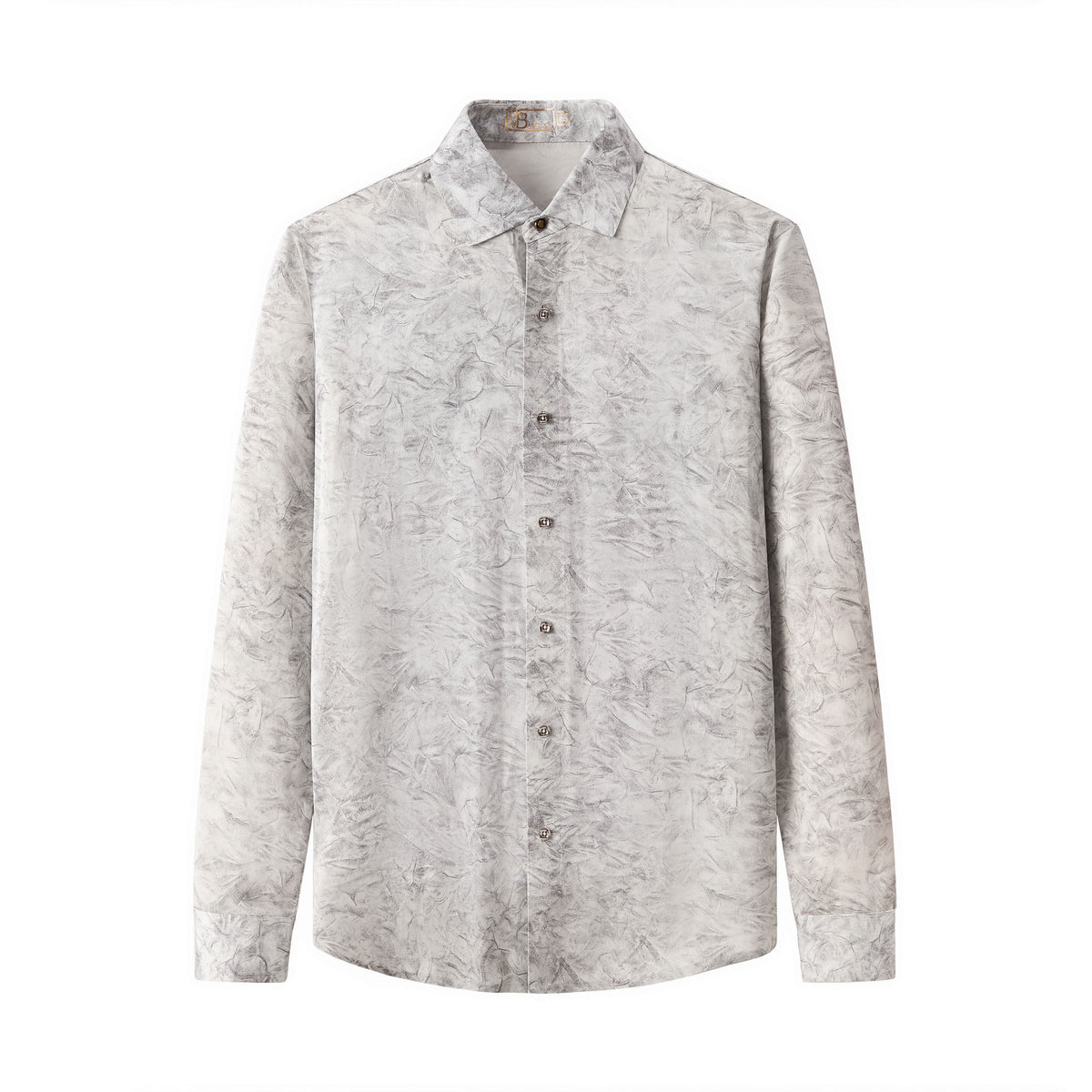 B424-Marbled Mist Shirt-GREY – BAROCCO wholesale shirts