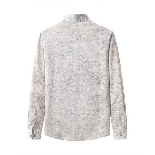 B424-Marbled Mist Shirt-GREY – view 1