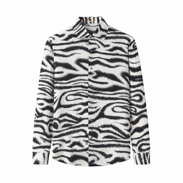 B432-Wild Grain Shirt-WHITE