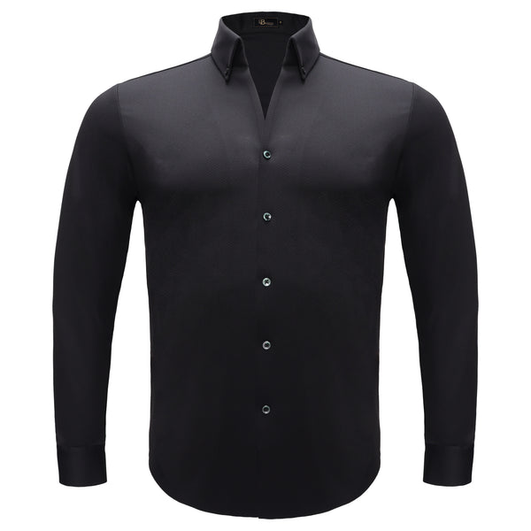 B558 - Noir Essence LS SHIRT-BLACK
