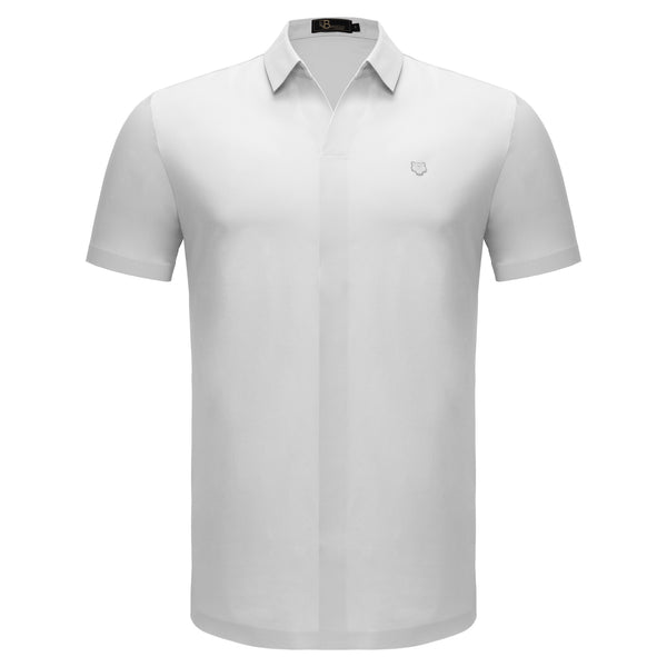 B559 - The Silhouette SS Polo-WHITE