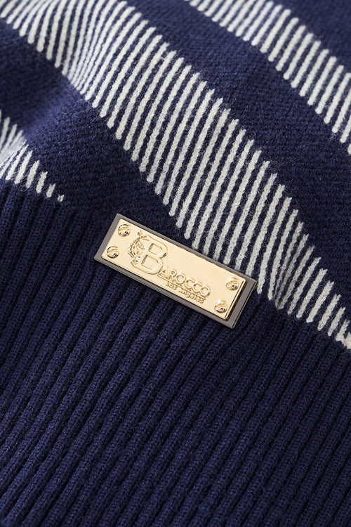 Polo de punto enrejado Paramount LS-NAVY – view 6