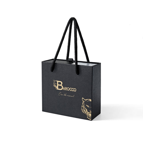 BLT039 - Ostrich-Emb. Leather Lion Auto BKL Belt – Gold Ed.-GOLD/COFFEE – view 7
