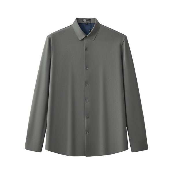 Camisa de manga larga con botones Velvet Core - ARMY