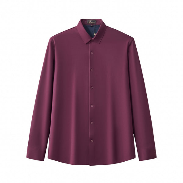 Camisa de manga larga con botones Velvet Core - MULBERRY