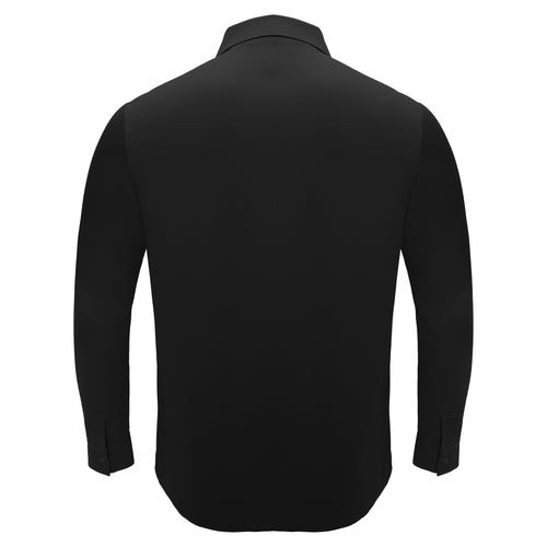 BPJ614 - Zenith Zip Shirt-BLACK