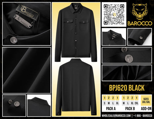 BPJ620 - CommandTech Utility LS Shirt-BLACK