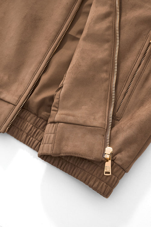 BPJ621 - Helix Utility Zip Jacket-BROWN – view 7