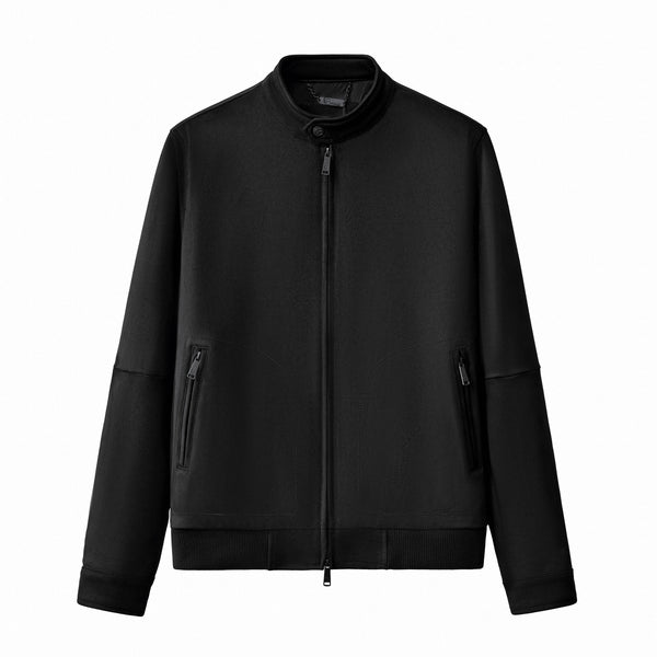 Chaqueta de rendimiento con doble cremallera Helix - NEGRA