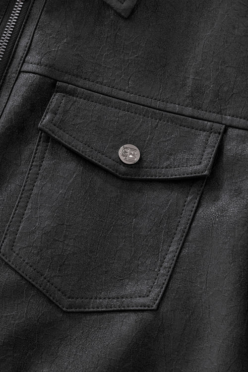 Chaqueta Vanguard Utility con cremallera - NEGRA – view 5