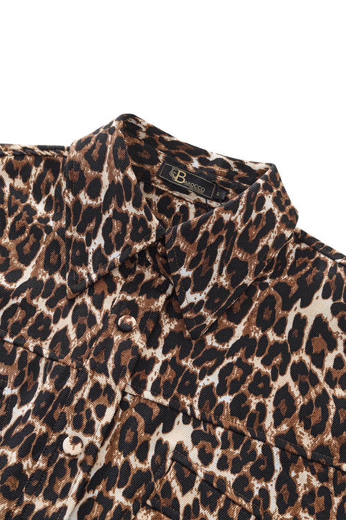 BPJ627 - Leopard Statement Jacket-LEOPARD – view 3
