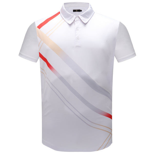 BSP615 - CHIC FLEX Polo Shirt-WHITE