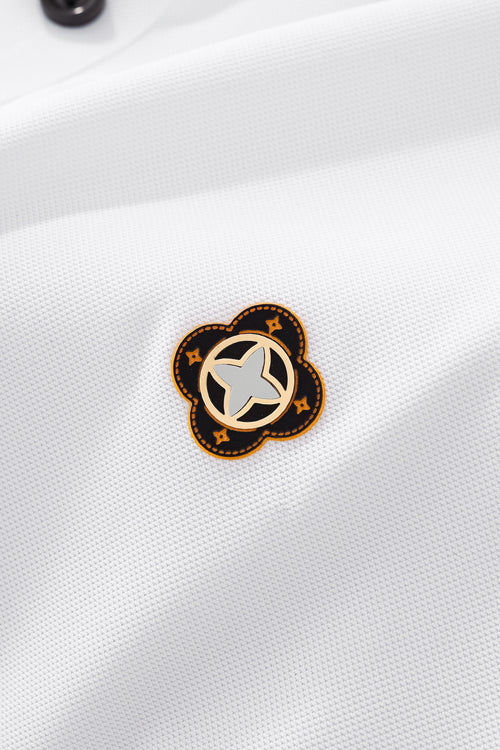 BSP621-Pattern Trim Performance Polo – El Baron-WHITE – view 5