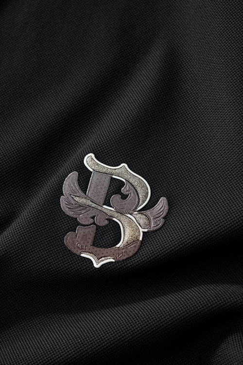 BSP623-Contrast Trim Performance Polo - El Baron-BLACK – view 5